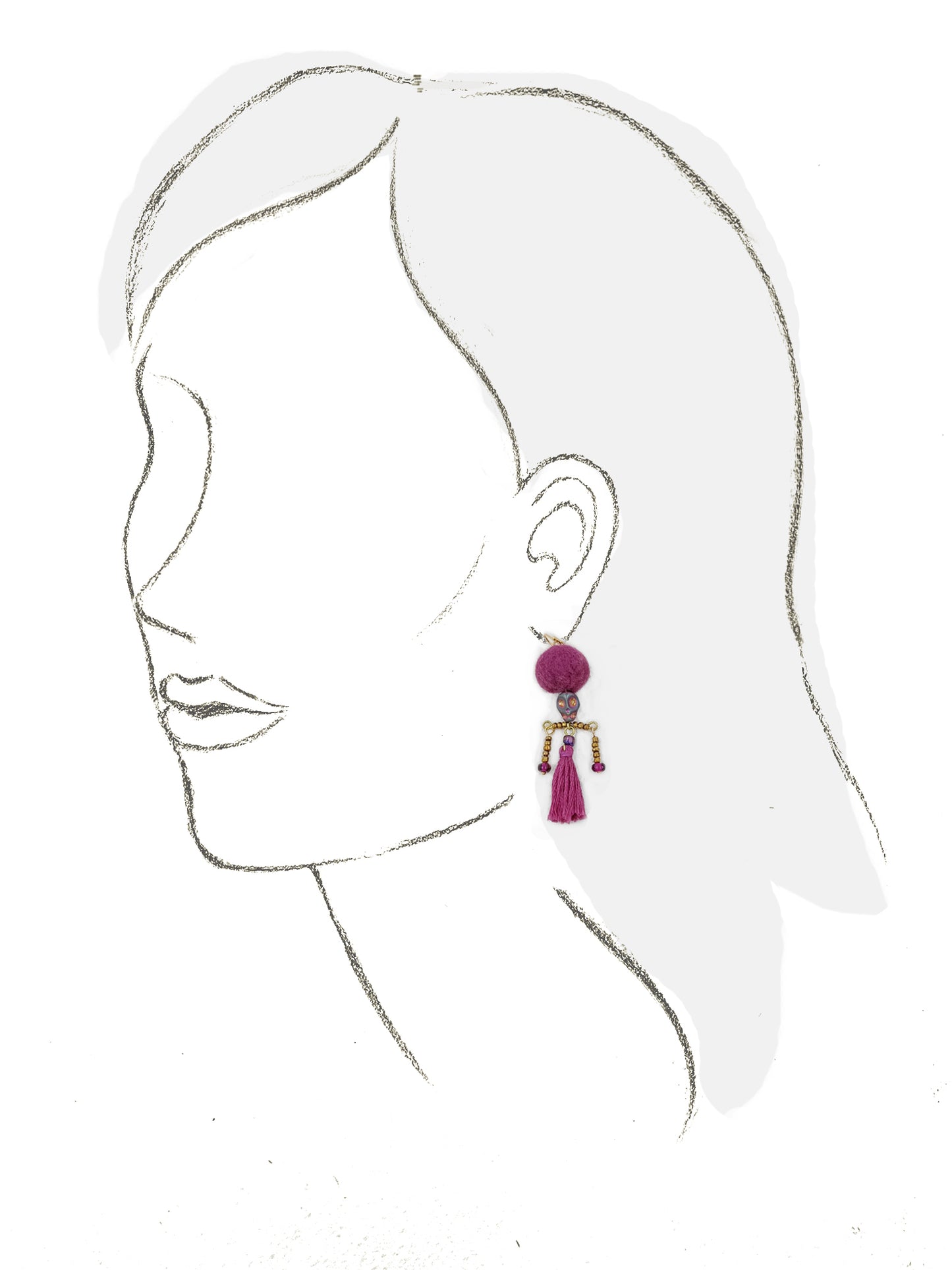 Aretes Catrina