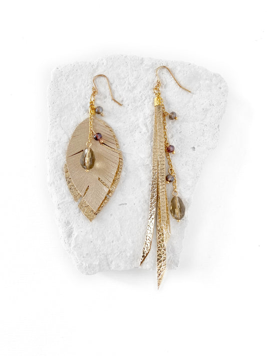 Aretes Platino Oro