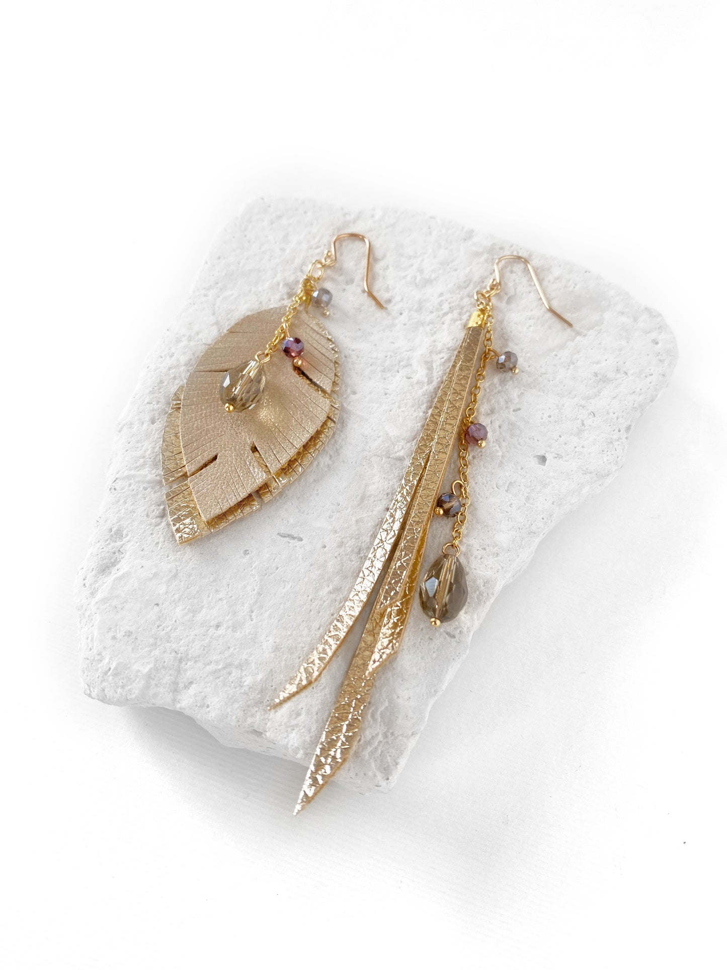 Aretes Platino Oro