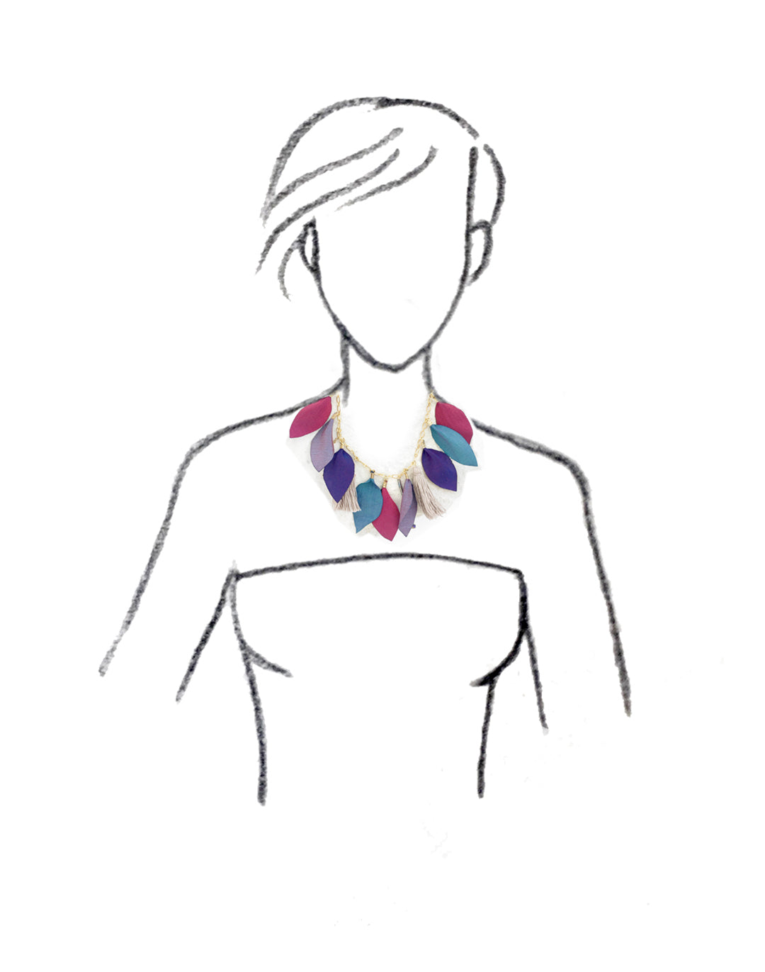 Collar Libélula