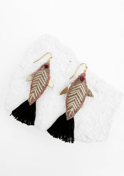 Aretes Pez Nero